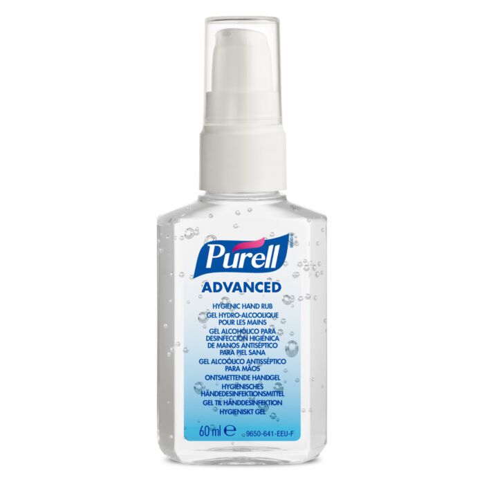 PURELL Advanced Sanitiser, 60ml Pump Bottle (CASE of 24)