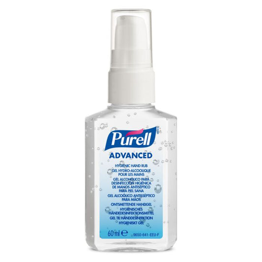PURELL Advanced Sanitiser, 60ml Pump Bottle (CASE of 24)