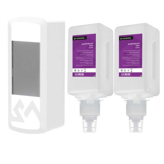 Auto Touch-FREE Dispenser 500ml and 3 Sanitiser Gel Refill Kit
